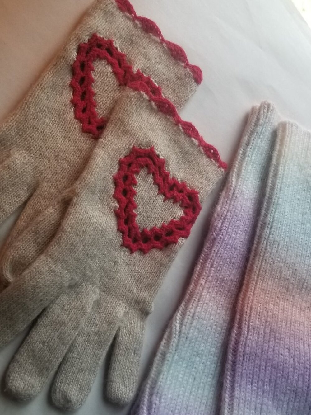 MOSCHINO gloves & Eugina Kim arm warmers